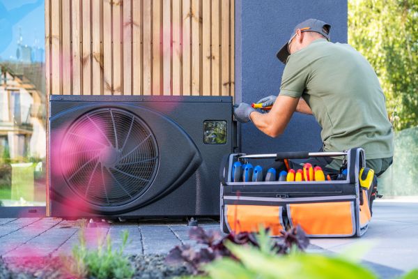 Installation einer Wärmepumpe